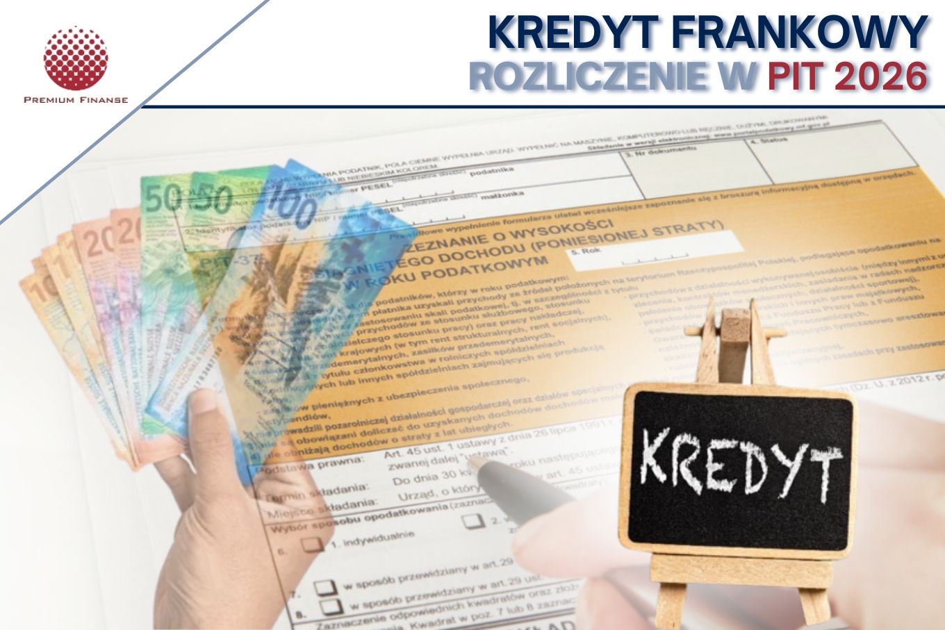 Kredyt frankowy a PIT 2026 – jak rozliczyć unieważnienie umowy w zeznaniu za 2025 rok?